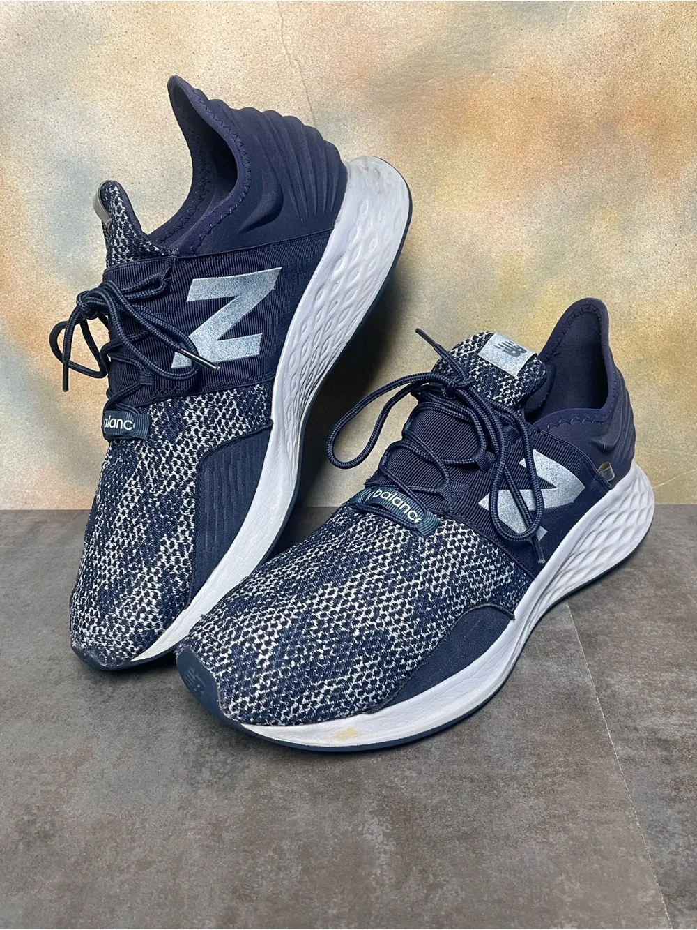 New Balance Fresh Foam Roav Men’s Blue/Gray Sneakers Size 15